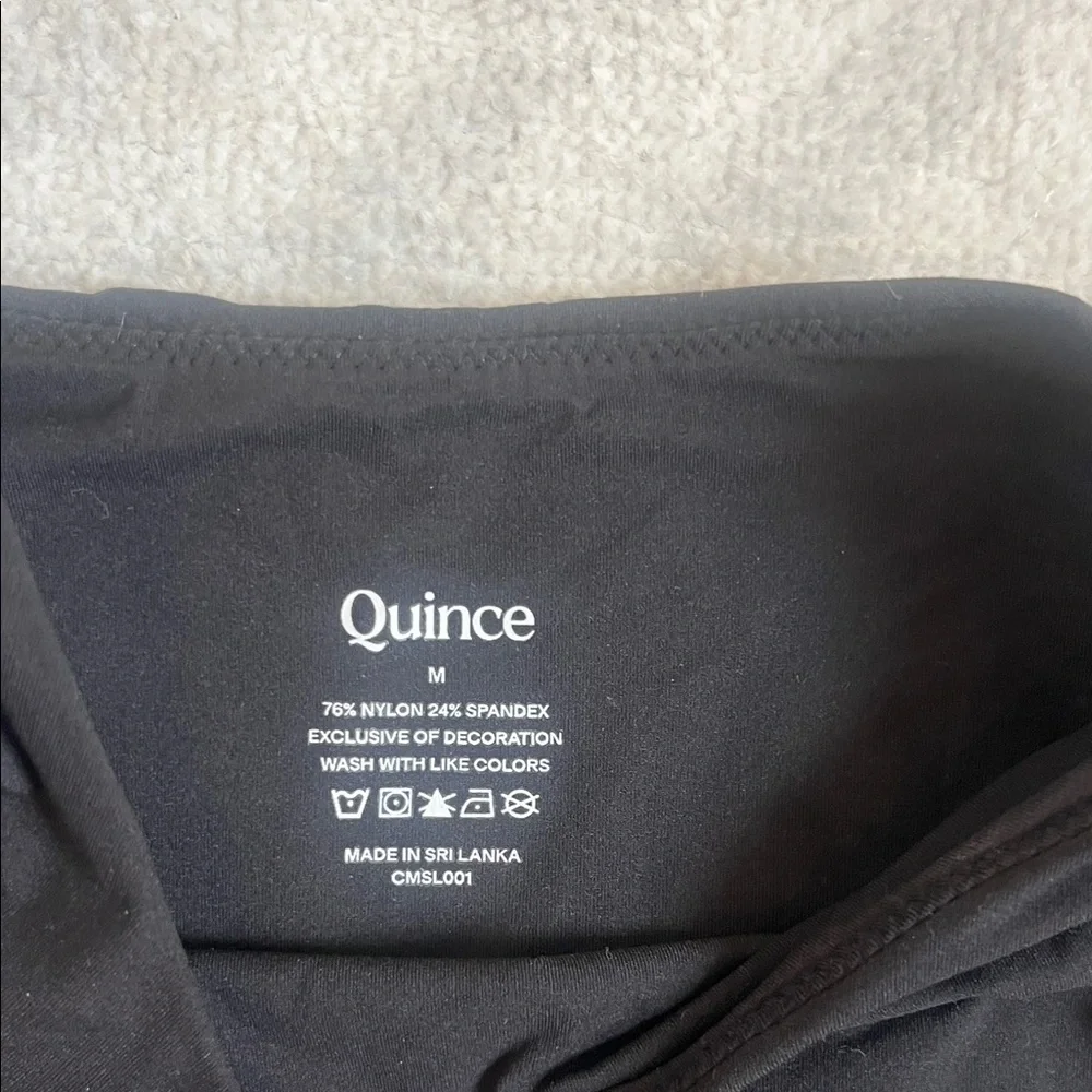 Quince Black Sleeveless Bodysuit - Picture 2 of 4